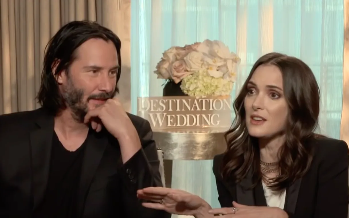 Keanu Reeves reveals he's been married to Winona Ryder for over 30 years - HerFamily