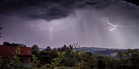 Thunderstorm warning issued for Ireland with 10 counties impacted