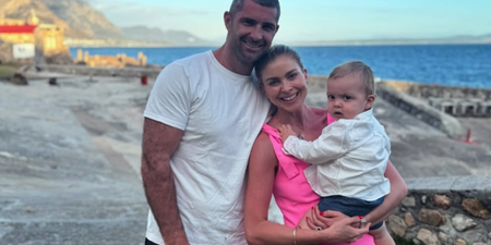 Jess Redden and Rob Kearney are expecting their second child together